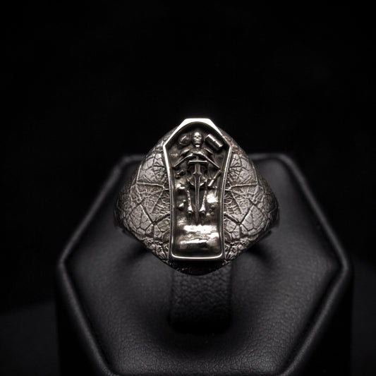 Draugr Champion Ring - Sterling Silver
