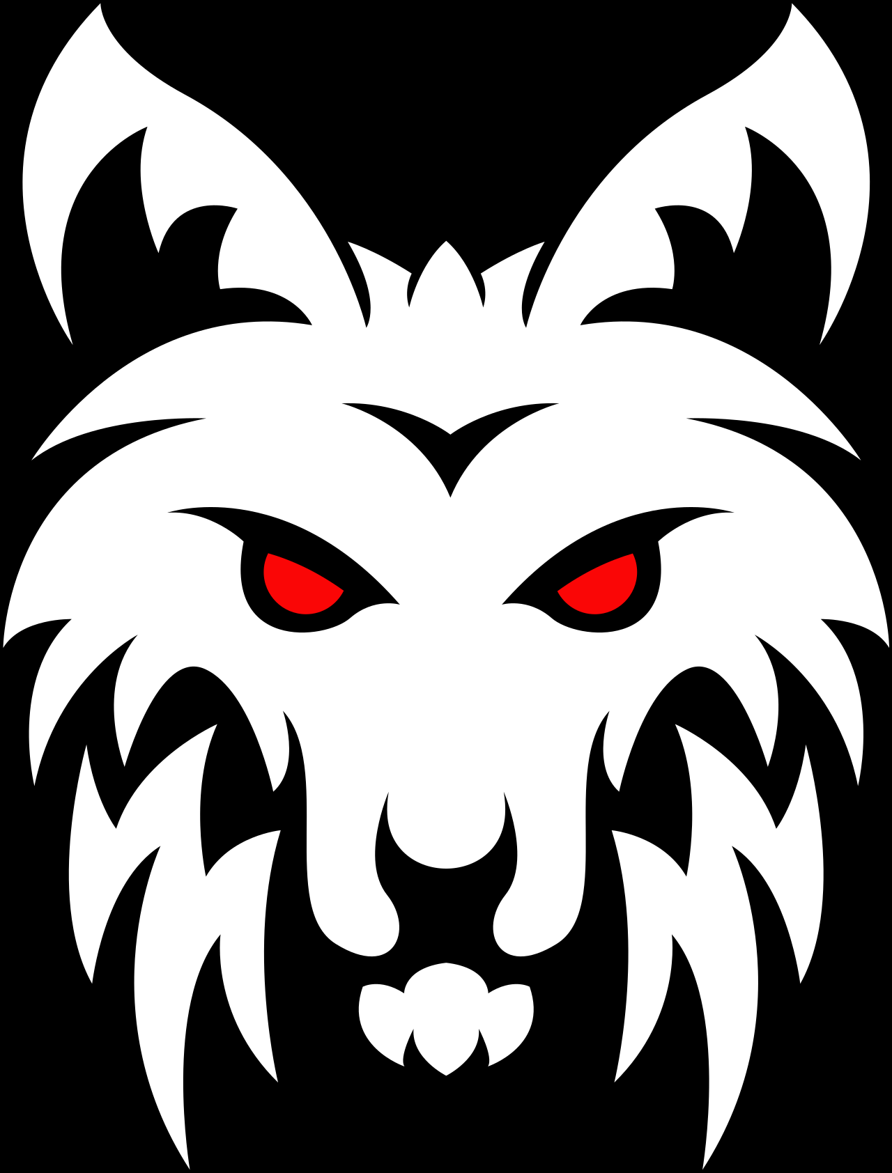 Custom Wolf Logo Necklace